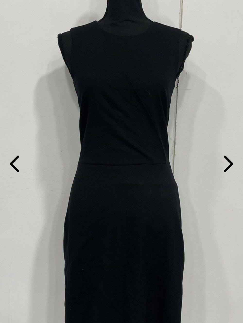 Theory Black Sleeveless Sheath Dress